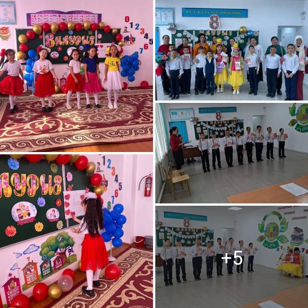 Жаңатілеу орта мектебі бойынша 8 наурыз халықаралық әйелдер мерекесіне орай 1-11 сыныптарда "Ананың аялы алақаны" атты тәрбие сағаттары өткізілді.